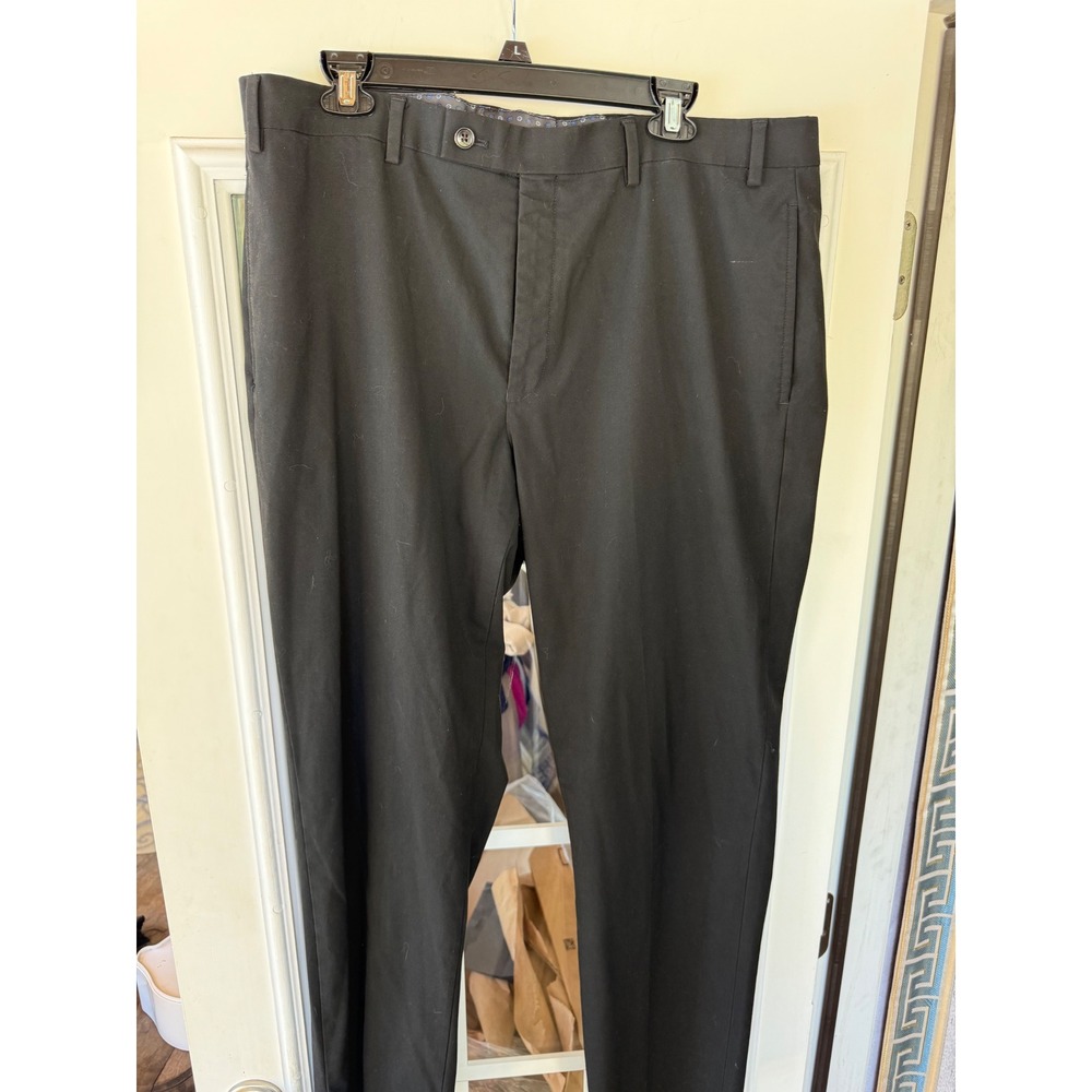 Lauren Ralph Lauren Mens Size 38x32 Slim Fit Dress Pants Black Straight Pocket